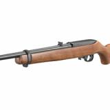 10/22 Carbine, Semi-automatic Rifle, 22 LR, 18.5" Barrel, Satin Black Finish, Hardwood Stock, 10Rd, Adjustable Rear and Bead Front Sight, Ruger branded Flambeau hard case and Taylor Targets Animal Spinner Target 31128