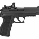 P226, Full Size Semi-automatic Pistol, DA/SA, 9MM, 4.4" Barrel, Steel Alloy Frame, Nitron Slide Finish, Black Finish, Plastic E2 Grip, 10Rd, 2 Steel Mags, Tall Slite Night Sights w/Romeo 1 Reflex Optic, MA Compliant 226RM-9-BSS-RX