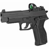 P226, Full Size Semi-automatic Pistol, DA/SA, 9MM, 4.4" Barrel, Steel Alloy Frame, Nitron Slide Finish, Black Finish, Plastic E2 Grip, 10Rd, 2 Steel Mags, Tall Slite Night Sights w/Romeo 1 Reflex Optic, MA Compliant 226RM-9-BSS-RX