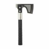 Camp Axe, 3.1" Straight Edge, Black Glass-Reinforced Nylon Handle, 420 Stainless Steel, Satin Finish, Black, Includes Glass-Reinforced Nylon Sheath SOG-CH1001-CP