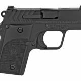 911 Alpha, 1911 Micro Compact, 380ACP, 2.7" Barrel, Alloy Frame, Black Nitride Finish, 6Rd, 1 Magazine, Polymer Grips PG9108