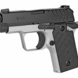 911, 1911 Micro Compact, 380ACP, 2.7" Barrel, Alloy Frame, Titanium Cerakote Finish, Black NitrideSlide, 2 Magazines, 1-6Rd & 1-7Rd, G10 Grips, Tritium Night Sights PG9109TN