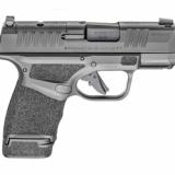 Hellcat, OSP, Striker Fired, Semi-automatic, Polymer Frame Pistol, Sub-Compact, 9MM, 3" Hammer Forged Barrel, Melonite Finish, Black, Textured Grip, Tritium Front Sight, Tactical Rack Rear Sight, Optics Ready, 2 Magazines, (4) 11-Round and (1) 13-Round,