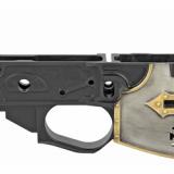 Rare Breed Crusader with Painted Helmet, Semi-automatic, Stripped Lower, 223 Rem/556NATO, Crusader Distressed Finish/Black, CNC Machined from 7075 Billet Aluminum STLB600-PCH