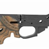 Spartan, Semi-automatic, Stripped Lower, 223 Rem/556NATO, Black Finish with Bronze Helmet, CNC Machined from a 7075 Billet Aluminum STLB610-PH