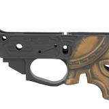 Spartan, Semi-automatic, Stripped Lower, 223 Rem/556NATO, Black Finish with Bronze Helmet, CNC Machined from a 7075 Billet Aluminum STLB610-PH