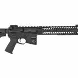 Rare Breed Crusader, Semi-automatic, 223 Rem/556NATO, 14.5" Barrel (16" OAL with Pinned Brake), Mid-length Gas System, Black Finish, Magpul CTR Stock, 12" M-LOK Rail and R2 Brake, S.T. Billet Sights, Jeweled Mil-Spec Trigger, Spikes Pro Grip, Ambidextrou