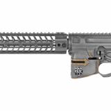 Rare Breed Crusader Set with Painted Helmet, Semi-automatic, Lower/Upper Set, 223 Rem/556NATO, 10" MLOK Rail, CNC Machined from 7075 Billet Aluminum, Distressed Cerakote Finish STSB620-M1