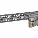 Rare Breed Crusader Set with Painted Helmet, Semi-automatic, Lower/Upper Set, 223 Rem/556NATO, 12" MLOK Rail, CNC Machined from 7075 Billet Aluminum, Distressed Cerakote Finish STSB620-M2