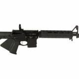 SAINT 5.56, Semi-automatic, AR, 223 Remington/556NATO, 16" Barrel, 1:8 Twist, Muzzle Brake Included, Black, Magpul Fixed Stock, Strike Industries Featureless Grip, Mid-Length Gas System, 6lbs 10oz, Flip Up Rear, 10 Rounds, 2 Magazines, Includes HEX Drago