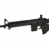 SAINT 5.56, Semi-automatic, AR, 223 Remington/556NATO, 16" Barrel, 1:8 Twist, Muzzle Brake Included, Black, Magpul Fixed Stock, Strike Industries Featureless Grip, Mid-Length Gas System, 6lbs 10oz, Flip Up Rear, 10 Rounds, 2 Magazines, Includes HEX Drago