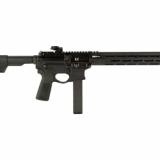 SAINT Victor 9MM Carbine, Semi-Automatic Rifle, 9MM, 16" CMV Melonite Barrel, 1:10 Twist, SA 9MM Forward Blast Diverter, Anodized Finish, Black, B5 Systems Trigger Guard, B5 Systems Bravo Stock, B5 Systems Type 23 P-Grip, Aluminum Free Floating M-LOK Han