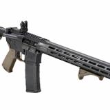 SAINT Victor, Semi-automatic, AR, 223 Remington/556NATO, 16" Barrel, 1:8 Twist, Mid-Length Gas System, Anodized Finish, Black, Olive Drab Green Magpul Furniture, 15" M-LOK Free Float Handguard, Flip Up Front and Rear Springfield Sights, 10 Rounds, 1 Maga