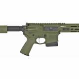 SAINT Victor Pistol, Semi-automatic, AR, 223 Remington/556NATO, Stainless Steel 7.5" Barrel, 1:7 Twist, OD Green Finish, BCM Trigger Guard & Mod 3 Pistol Grip, M-LOK Free Float Handguard, 10Rd PMAG STV975556GLC