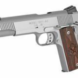 1911 Loaded, 45ACP, 5" Stainless Match Grade Barrel, Forged Stainless Steel Slide and Frame, Cocobolo Grips, 3-Dot Low Profile Combat Sights, Ambidextrous Safety, 7Rd, California Compliant, Instant Gear Up Includes 5 Magazines, Range Bag, Hard Case, Hols