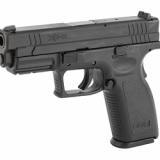 XD9, Striker Fired, Semi-automatic, Polymer Frame Pistol, Full Size, 9MM, 4" Barrel, Melonite Finish, Black, Fixed Sights, 10 Rounds, 5 Magazines, Includes Range Bag XD9101GU23P