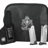 Every Day Carry Package ,XDE, Semi-automatic, DA/SA, Compact, 45 ACP, 3.3" Barrel, Polymer Frame, Black Finish, 4 Magazines, 3-6Rd & 1-7Rd, Sight and Low Profile Combat Rear Sight, Notebook Style Gun Case and Tuff Holster included XDE93345BEN18