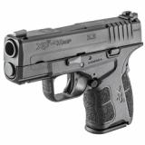 XD-S Mod.2 Single Stack .45 ACP 3.3 Inch Barrel Black Polymer Frame Tritium/Luminescent Front Sight/ Tactical-Rack Rear Sight One 5 Round and One 6 Round Magazine