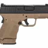 XDS, Mod.2 with Grip Zone, 45 ACP, 3.3" Barrel, Polymer Frame, Flat Dark Earth Finish, Tritium Night Sights, 6Rd, 2 Magazines XDSG93345FDET