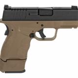 XDS, Mod.2 with Grip Zone, Striker Fired, Compact, 9MM, 3.3" Barrel, Polymer Frame, Black Finish, 9Rd, 2 Magazines, Tritium Front Sight XDSG9339FDET