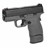 XDS, Mod.2 with Grip Zone, Striker Fired, Compact Frame, 9MM, 3.3" Barrel, Polymer Frame, Gray Finish, 9Rd, 2 Magazines, Fiber Optic Front Sight XDSG9339GRY