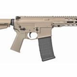 STAG-15, Semi-automatic, AR, 556NATO, 7.5", Aluminum, Flat Dark Earth, Collapsible Stock, 30Rd STAG15011902