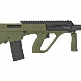 AUG M1, Semi-automatic, 223 Rem/556NATO, 16" Barrel, OD Green NATO Stock, QD Front Sling Swivel, 30Rd Magazine, Long Picatinny Rail AUGM1GRNNATOEXT