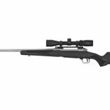 110 Apex Storm XP, Bolt Action, 7MM Remington, 24" Barrel, Stainless Finish, Synthetic Stock, 3Rd, Accutrigger, Detachable Box Magazine, 3-9x40 Vortex Crossfire II, Right Hand 57353
