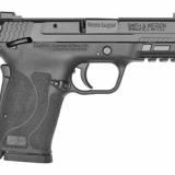 M&P Shield EZ M2.0, Semi-automatic Pistol, Compact, 9MM, 3.6" Barrel, Polymer Frame, Armornite Finish, Black Color, TrugGlo Pro Night Sights, Grip/Thumb Safety, 8Rd, 2 Magazines 13001