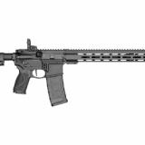 M&P15T II, Semi-automatic, AR, 556NATO, 16" Barrel, Black, Armornite Finish, Black Collapsible Magpul CTR Stock, Flattop Rail, M4E Flash Suppressor, Mid Length Gas System, Free Float M-LOK Handguard, Magpul Flip Up Front and Rear Sights, 30 Rounds, 1 Mag
