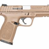SD40VE, Striker Fired, Semi-automatic, Full Size, Polymer Framed Pistol, 40S&W, 4" Barrel, Matte Finish, Flat Dark Earth Slide and Frame, Fixed Sights, 14 Rounds, 2 Magazines 13656