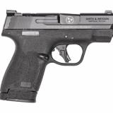 M&P9 Shield Plus OR, Striker Fired, Semi-automatic, Polymer Frame Pistol, Micro Compact, 9MM, 3.1" Barrel, Armornite Finish, Black, Tritium Night Sights, Tennessee Special Logo, Optics Ready, Thumb Safety, 13 Rounds, 2 Magazines, (1)-13 Rounds and (1)-10