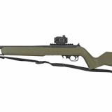 T/CR22, Semi-automatic, Rifle, 22 LR, 17", Blue, Magpul, Right Hand, 1 Magazine, TC-101 Red/Green Dot, TC Rifle Case, TC Rifle Sling, Threaded, 10Rd, Fiber Optic 12574