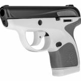Spectrum, Semi-automatic Striker Fired Pistol, 380ACP, 2.8" Barrel, White Polymer Fram, Black Overmold, Black Slide, 1-6Rd & 1-7Rd, 2 Magazines 1007031302