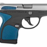 Spectrum, Semi-automatic Striker Fired Pistol, 380ACP, 2.8" Barrel, Black Polymer Frame, Blue Overmold. Stainless Slide, 1-6Rd & 1-7Rd, 2 Magazines 1007039111