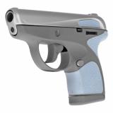 Spectrum, Semi-automatic Striker Fired Pistol, 380ACP, 2.8" Barrel, Gray Polymer Frame, Light Blue Overmold, Stainless Slide, 1-6Rd & 1-7Rd, 2 Magazines 1007039209