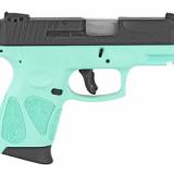 G2C2C, Double Action Only, Compact Pistol, 9MM , 3.2" Barrel, Polymer Frame, Cayne Polymer Frame, Blue Slide, Adjustable Sights, 12Rd, 2 Magazines 1-G2C931-12C