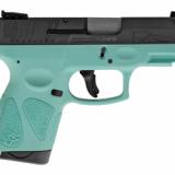 G2S, Semi-automatic, Sub Compact Pistol, 9MM, 3.25" Barrel, Polymer Frame, Cyan/Black Finish, Adjustable Sights, 7Rd, 2 Magazines 1-G2S931C