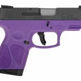 G2S, Semi-automatic, Sub Compact Pistol, 9MM, 3.25" Barrel, Polymer Frame, Black/Dark Purple Finish, Adjustable Sights, 7Rd, 2 Magazines 1-G2S931DP