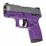 G2S, Semi-automatic, Sub Compact Pistol, 9MM, 3.25" Barrel, Polymer Frame, Dark Purple/Stainless Finish, Adjustable Sights, 7Rd, 2 Magazines 1-G2S939DP