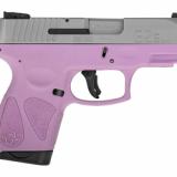 G2S, Semi-automatic, Sub Compact Pistol, 9MM, 3.25" Barrel, Polymer Frame, Light Purple/Stainless Finish, Adjustable Sights, 7Rd, 2 Magazines 1-G2S939LP