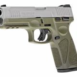 G3, Semi-automatic, Full Size, 9MM, 4" Barrel, Polymer Frame, Stainless/OD Green, 2 Magazines, 1-15Rd & 1-17Rd 1-G3949O