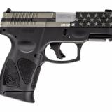 G3C, Striker Fired, Semi-automatic, Polymer Frame Pistol, Compact, 3.26" Barrel, Stars and Stripes Slide. Matte Finish, Black, Fixed Front Sight With Drift Adjustable Rear Sight, Manual Thumb Safety, 12 Rounds, 3 Magazines 1-G3C931-USBT