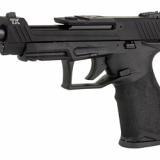 TX22, Competition, Striker Fired, Semi-automatic, Full Size, Polymer Frame Pistol, 22 LR, 5.4" Threaded Barrel, Matte Finish, Black, Slide Engraved "Jesse Harrison" Signature, Fixed Front Sight with Drift Rear Adjustable Rear Sight, Manual Safety, 16 Rou