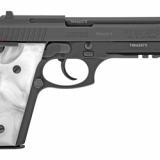 PT92, Semi-automatic, Full Size, 9MM, 5" Barrel, Steel Frame, Black Finish, Pearl Grips, 17Rd, 2 Magazines 1-920151-17WPRL
