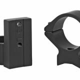 Light Weight Ring/Base Combo, 1" Low, Black Finish, Alloy, Fits Winchester Model 70 (.860) Standard Caliber and Short Mag, Montana 1999 930702