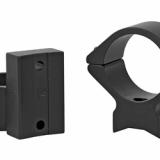 Light Weight Ring/Base Combo, 1" Low, Black Finish, Alloy, Fits Weatherby Accumark, Magnum, Mark V (9 Lug) 930705
