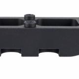 Accessory Ring Plate, Medium Mount, Q-Loc, Fits Trijicon RMRcc, Anodized Finish, Black AC32121
