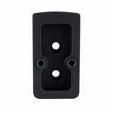 Accessory Ring Plate, Medium Mount, Q-Loc, Fits Trijicon RMRcc, Anodized Finish, Black AC32121