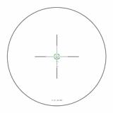 Credo 1-4x24 Second Focal Plane Riflescope with Green BDC Segmented Circle .223 / 55gr, 30mm Tube, Matte Black, Low Capped Adjusters CR424-C-2900014